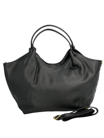 Sophie – Borsa a mano, a spalla e a tracolla donna in vera pelle italiana con ampio scomparto centrale