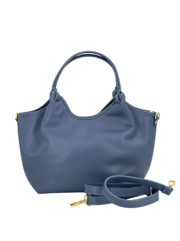 Charlotte – Borsa a mano e a tracolla donna in vera pelle italiana con fodera in tessuto tecnico