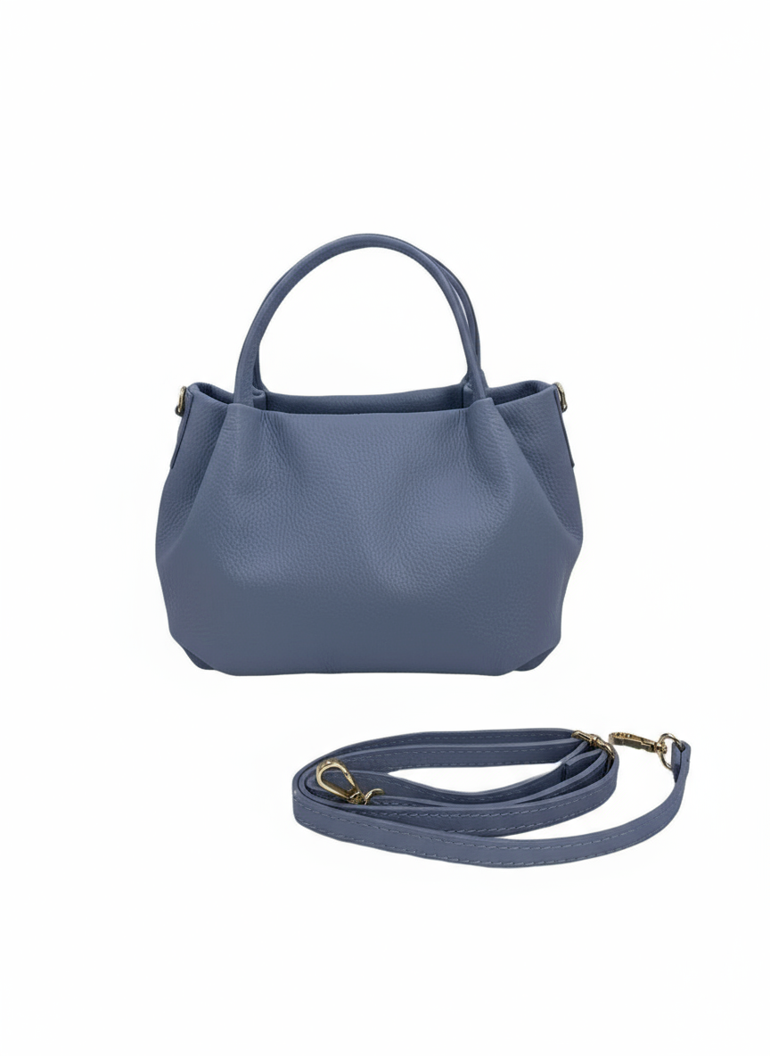 Cristine – Damen-Schulter- und Crossbody-Tasche aus echtem italienischen Kalbsleder