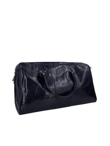 Etienne – Borsa da viaggio uomo in vera pelle italiana con tracolla e doppi manici rinforzati