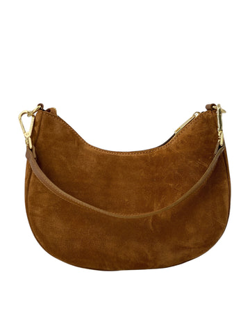 Lydie – Borsa a tracolla donna in vera pelle italiana con tracolla lunga regolabile