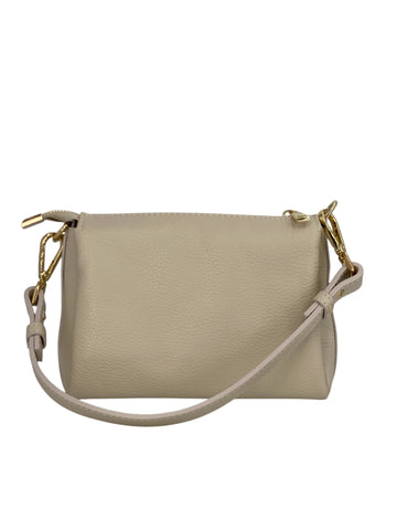 Mia – Borsa a tracolla donna in vera pelle italiana con struttura semirigida