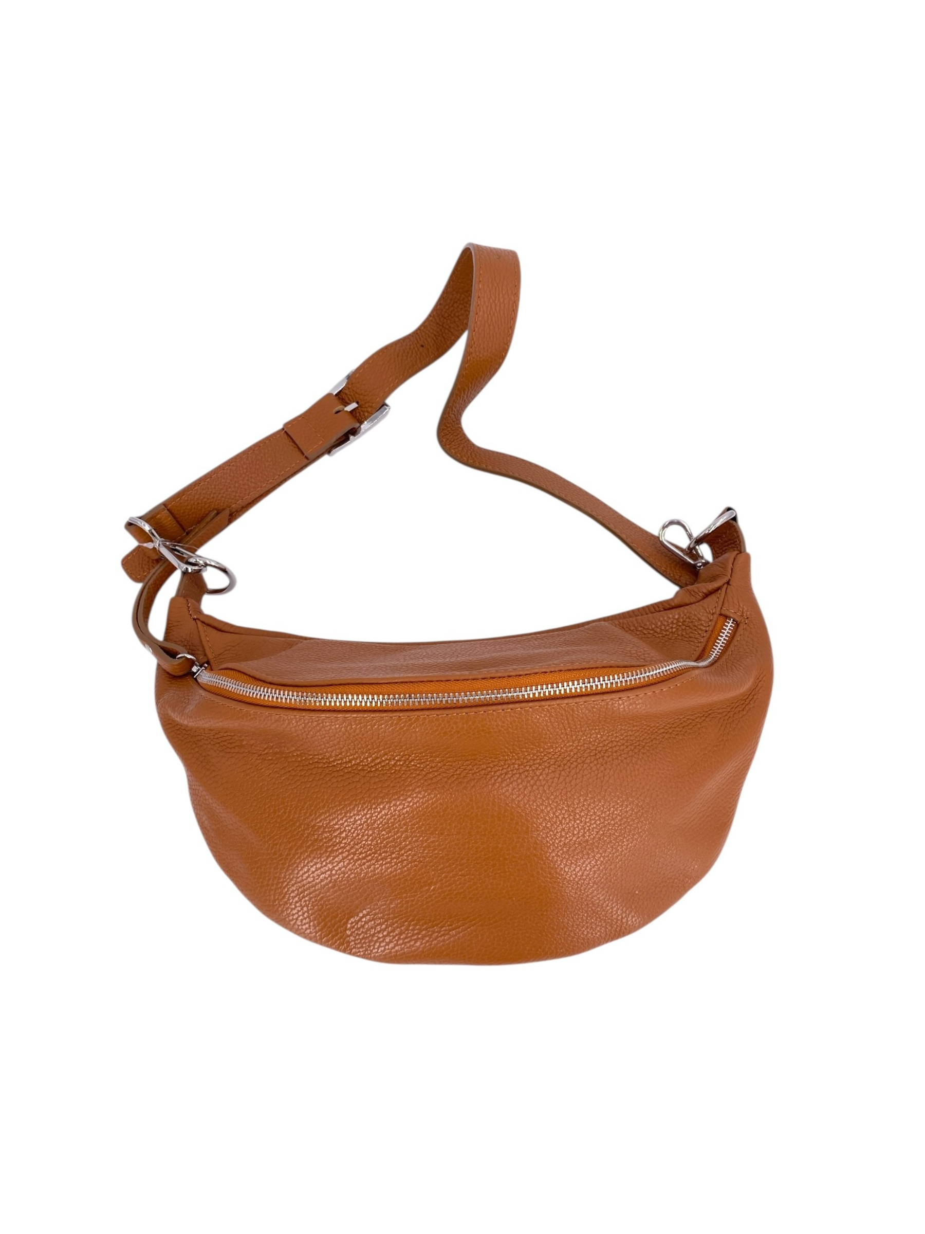 Paulette – Damen-Schulter- und Crossbody-Tasche aus echtem italienischen Kalbsleder mit geräumigem Innenraum