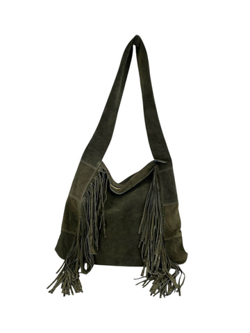 Georgette – Borsa a tracolla donna in vera pelle italiana con tracolla ampia artigianale