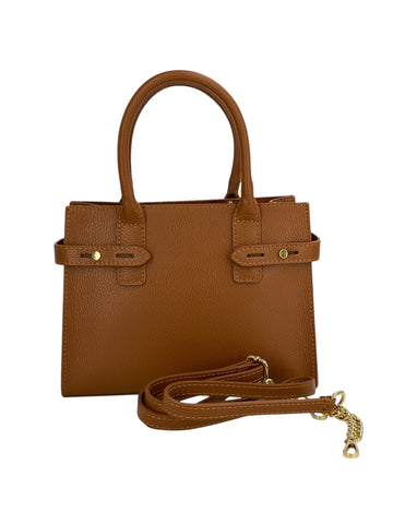 Alba – Borsa a tracolla donna in pelle martellata di alta qualità