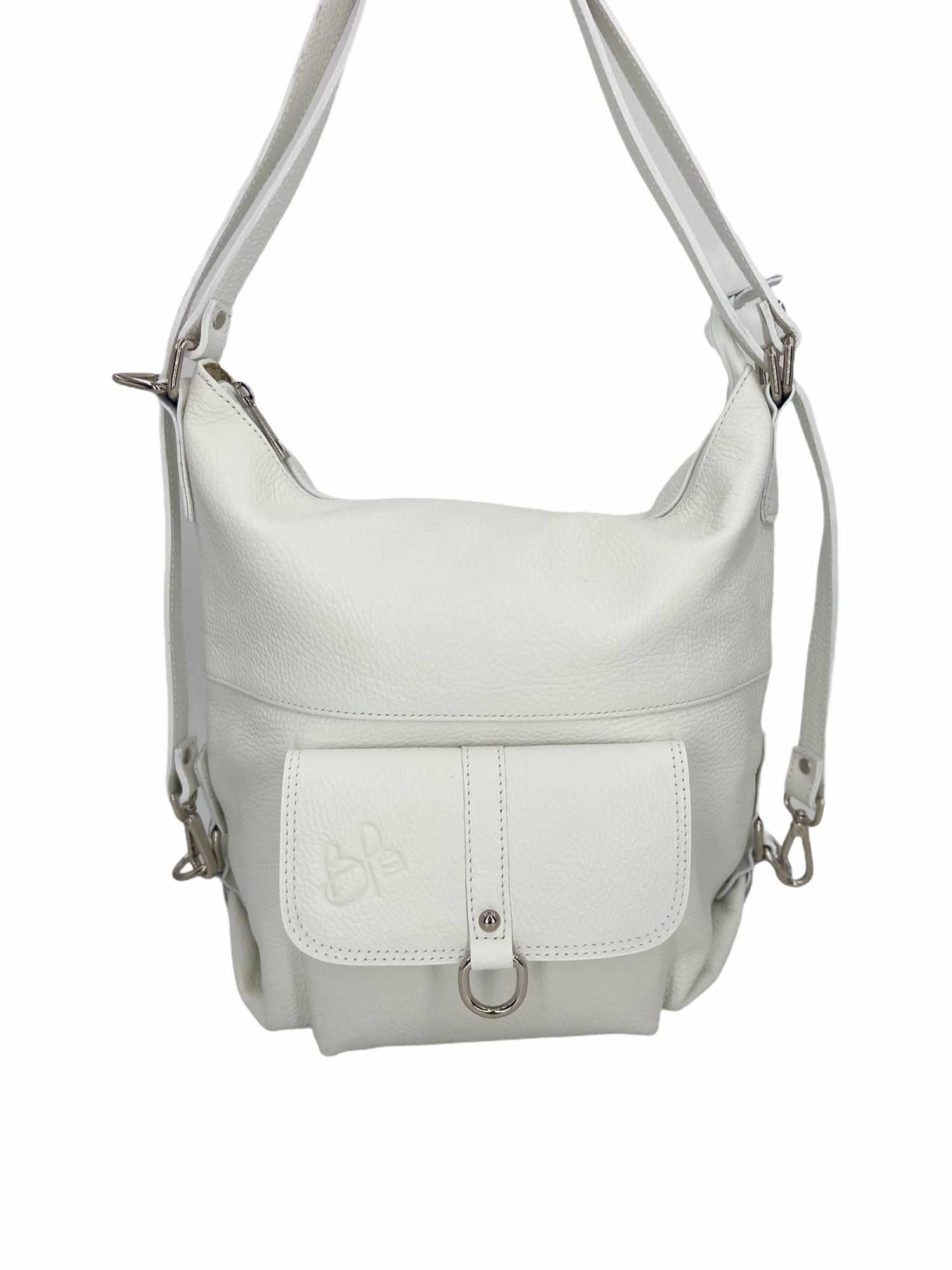 Romy – Borsa in Pelle Trasformabile a Spalla e Zaino