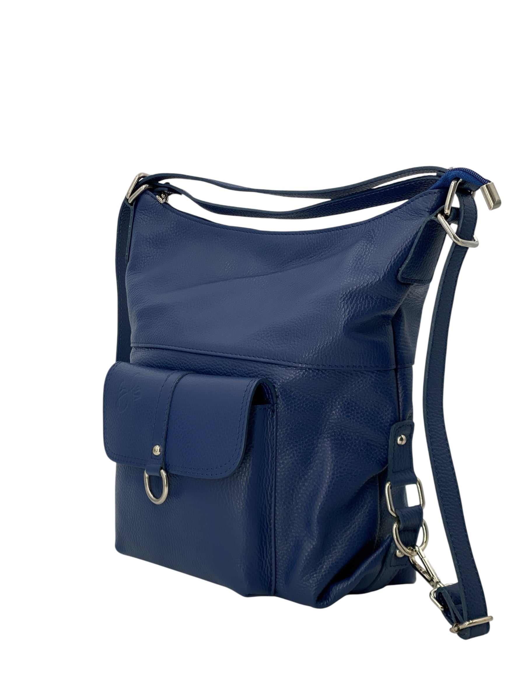 Romy – Borsa in Pelle Trasformabile a Spalla e Zaino