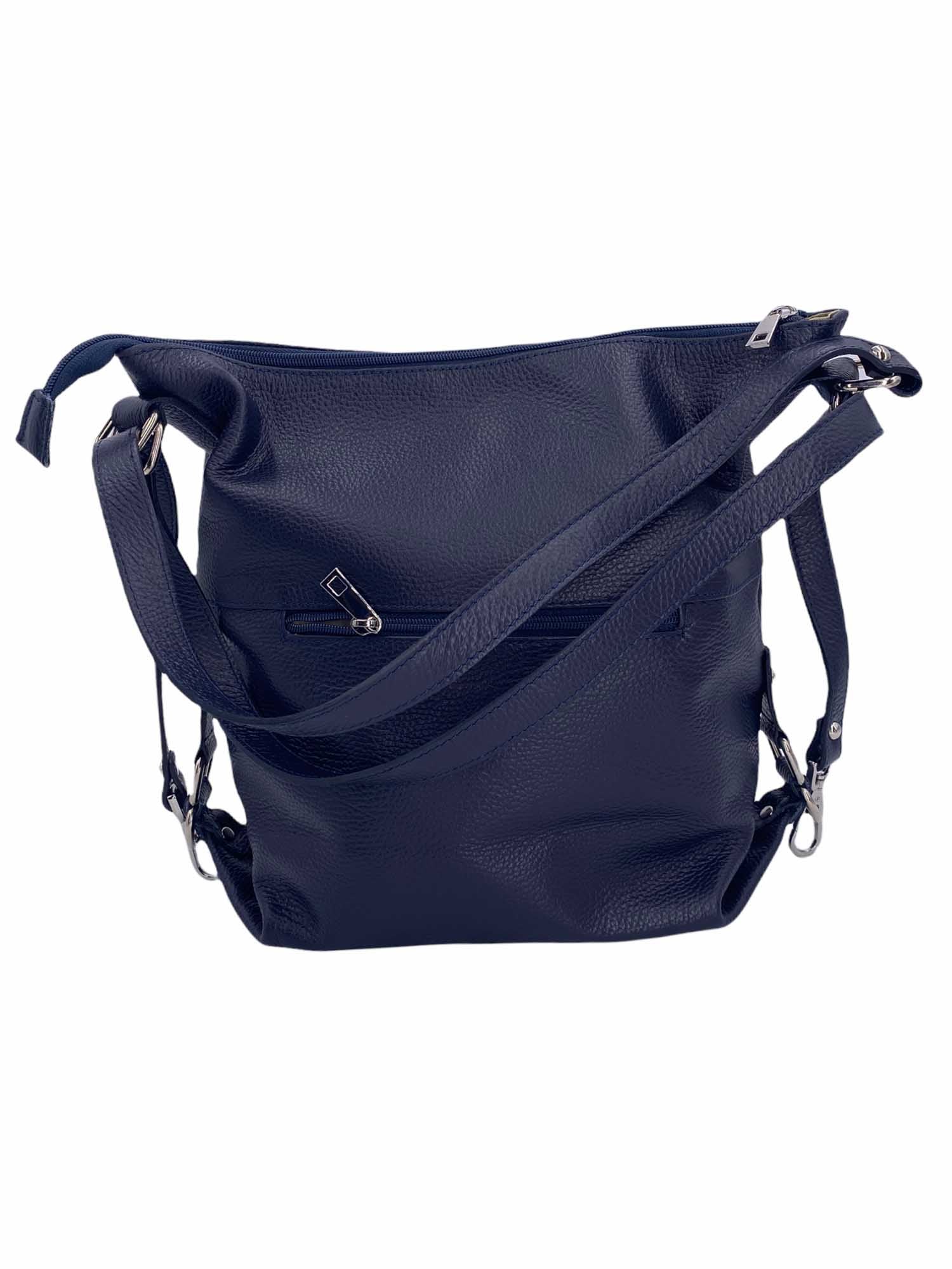 Romy – Borsa in Pelle Trasformabile a Spalla e Zaino