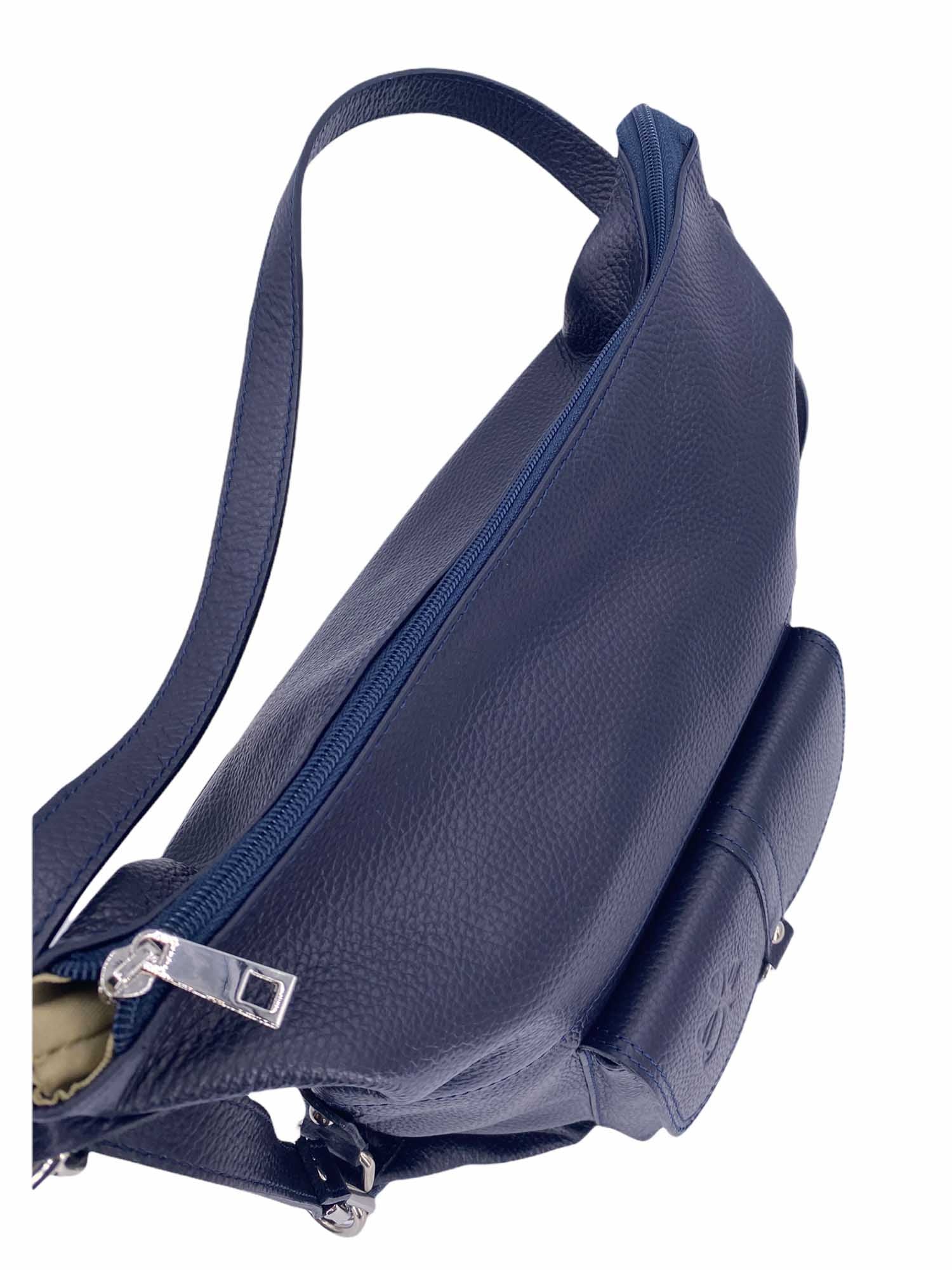 Romy – Borsa in Pelle Trasformabile a Spalla e Zaino