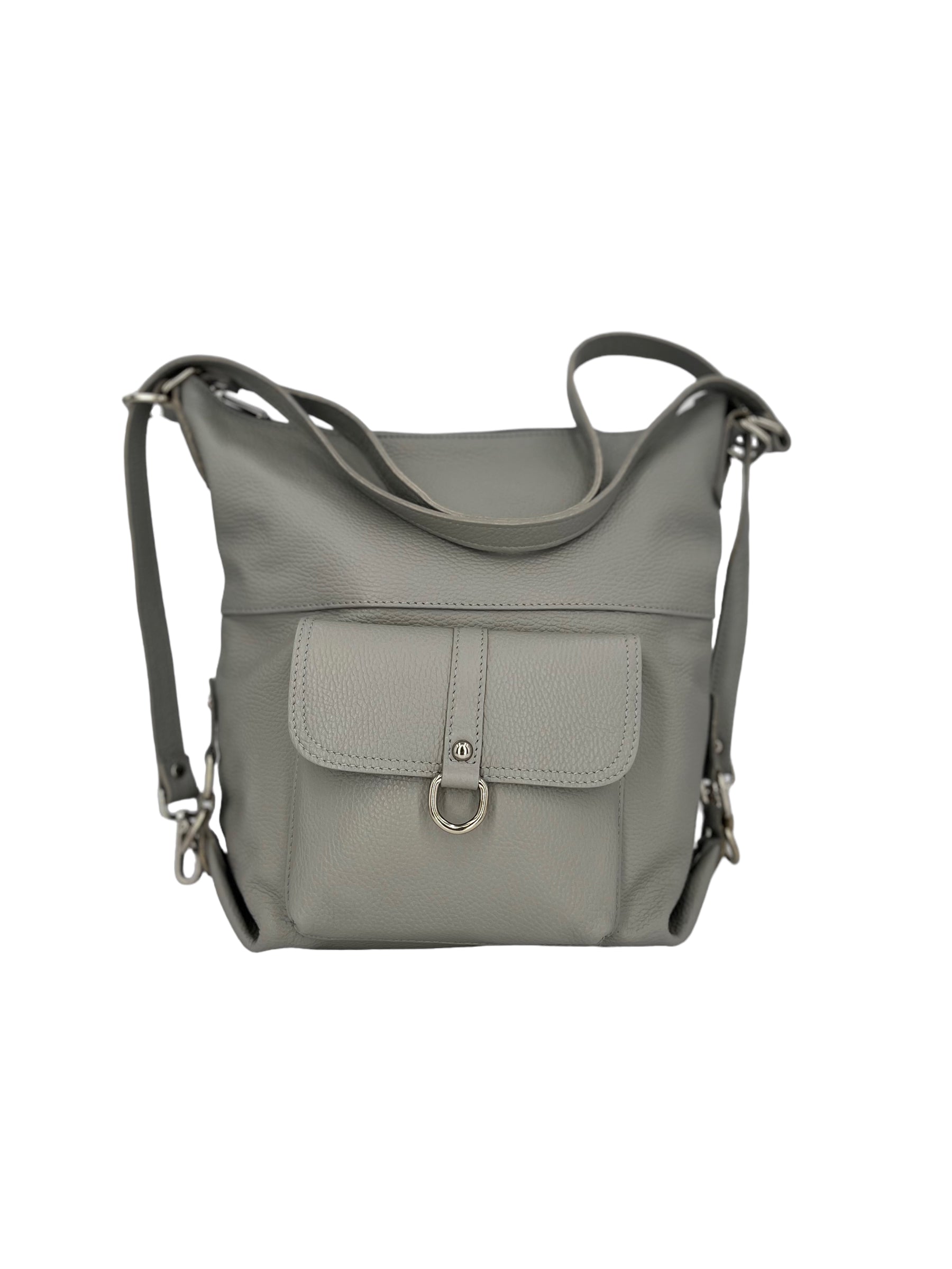 Romy – Borsa in Pelle Trasformabile a Spalla e Zaino
