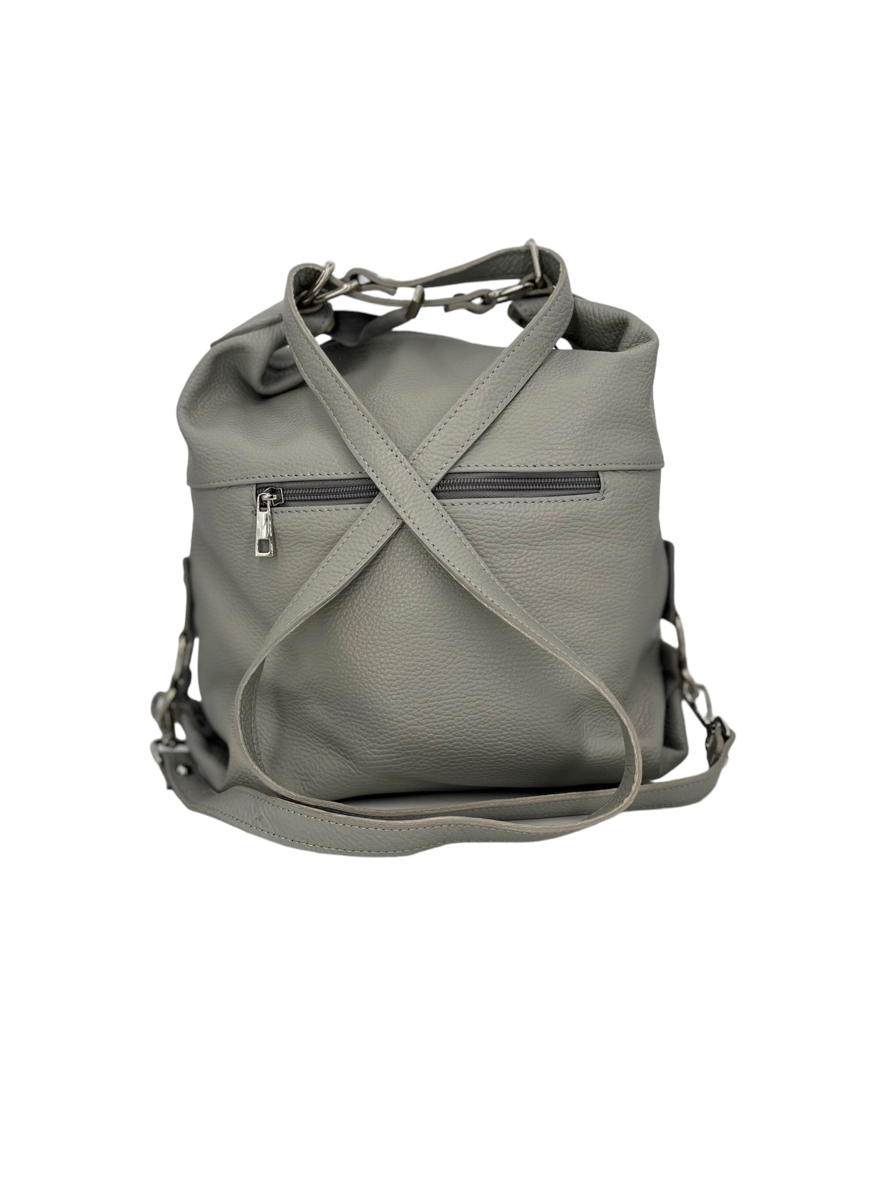 Romy – Borsa in Pelle Trasformabile a Spalla e Zaino