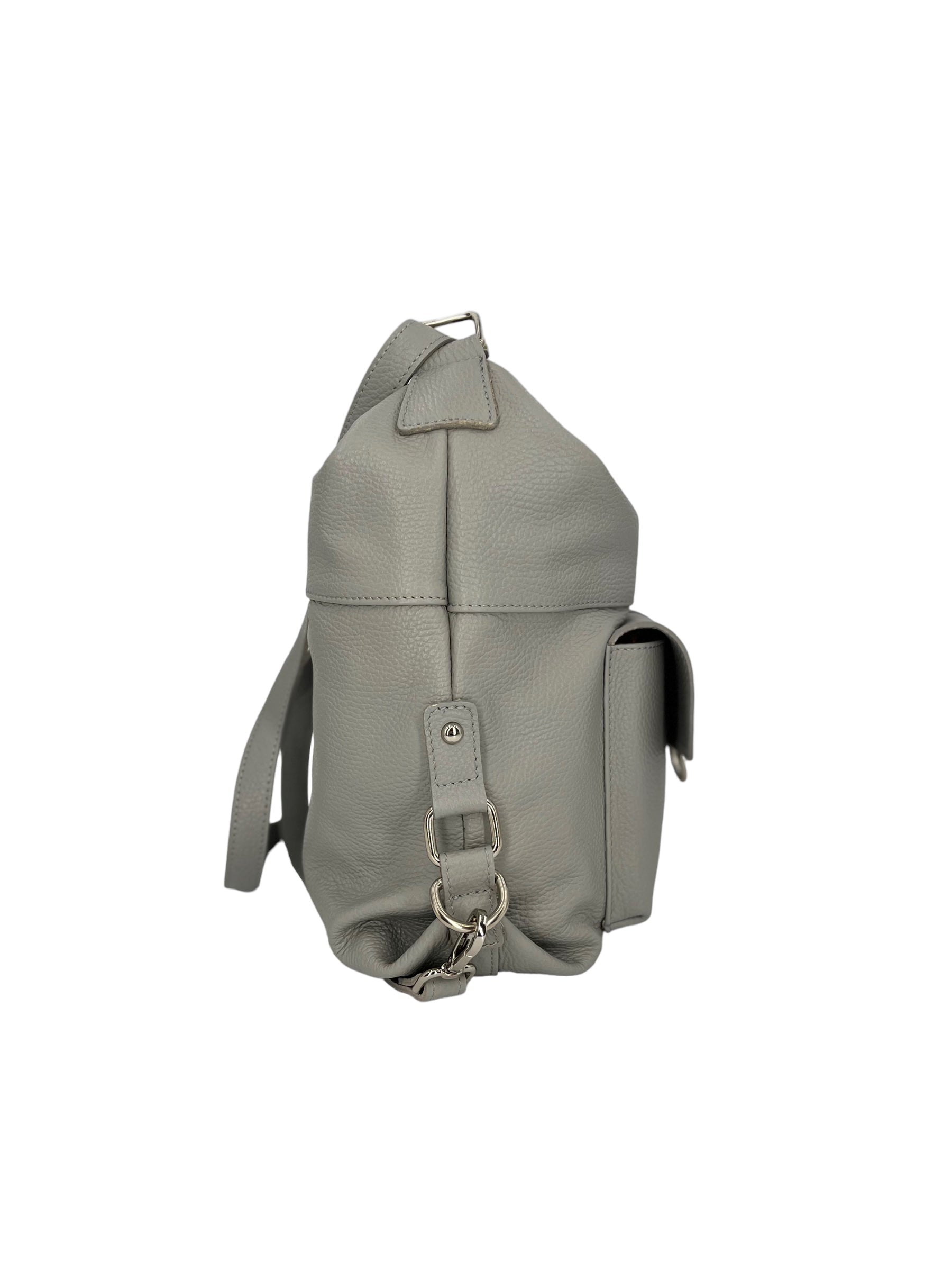 Romy – Borsa in Pelle Trasformabile a Spalla e Zaino
