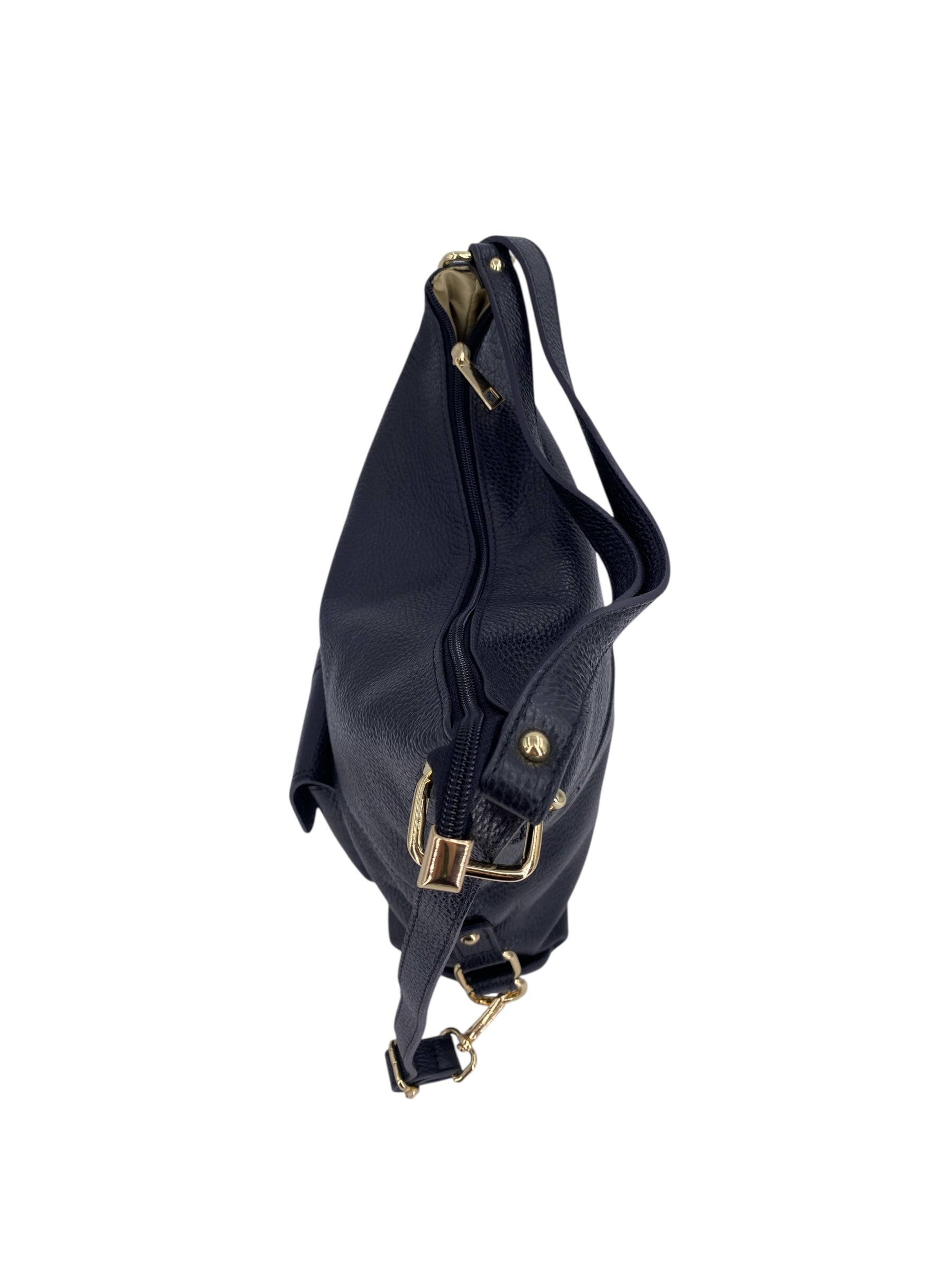 Romy – Borsa in Pelle Trasformabile a Spalla e Zaino