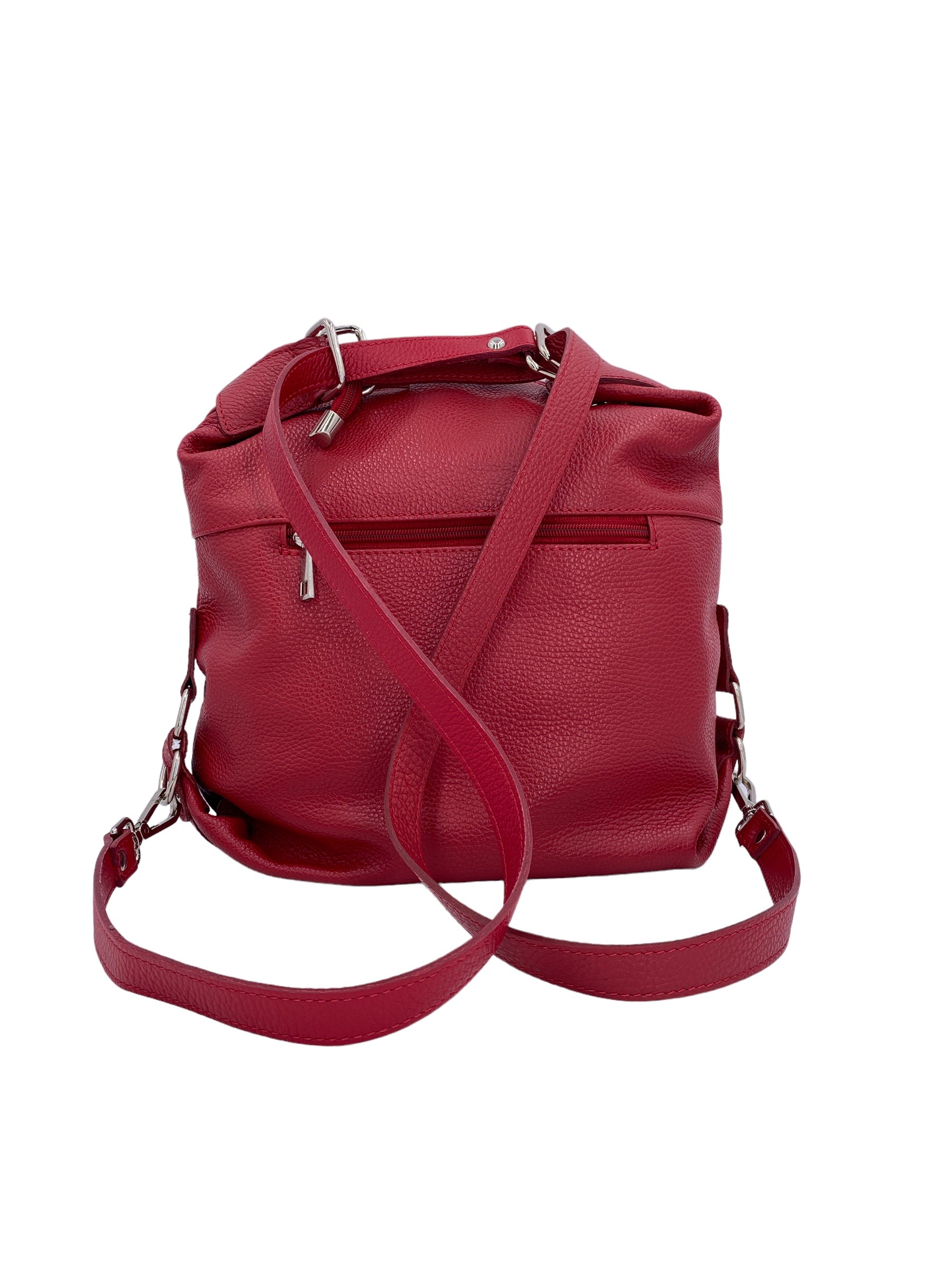 Romy – Borsa in Pelle Trasformabile a Spalla e Zaino