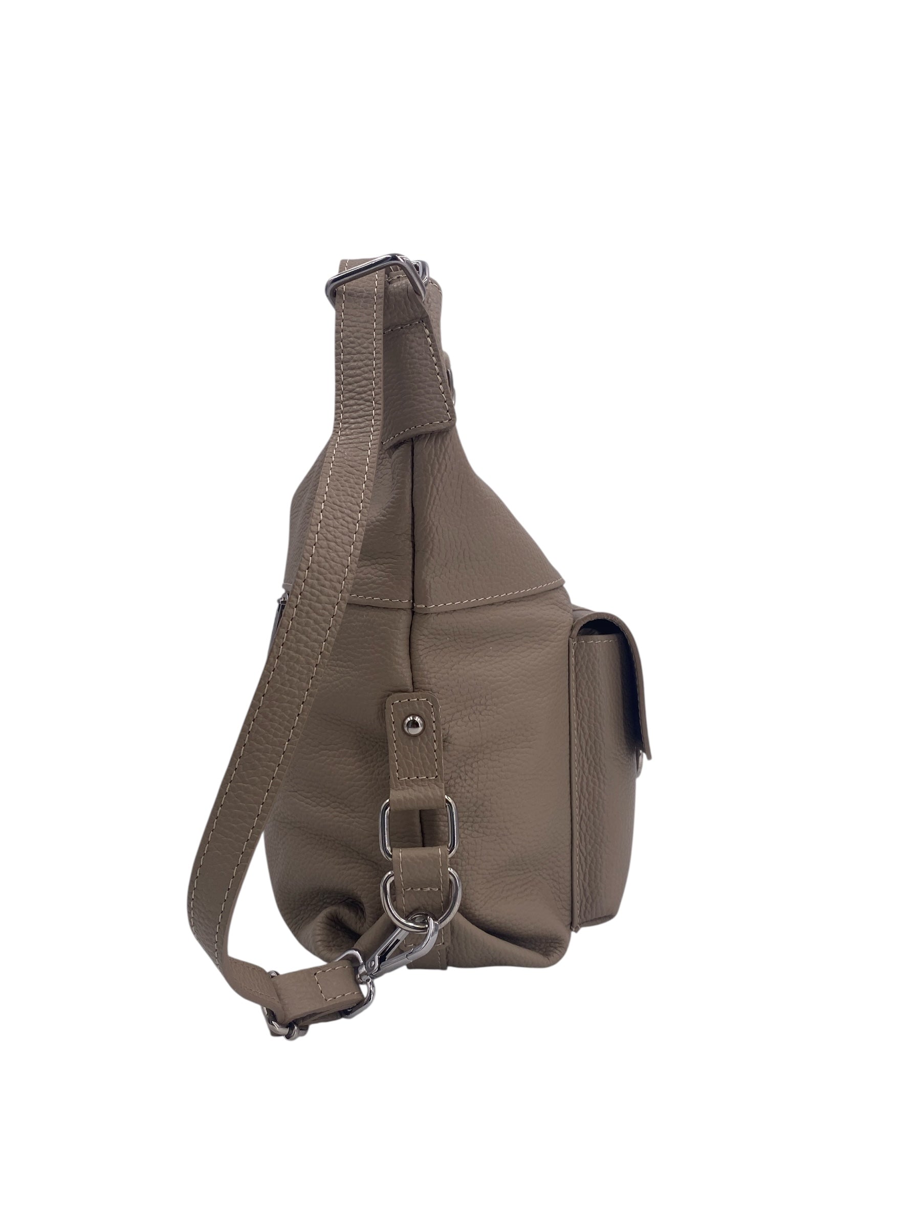 Romy – Borsa in Pelle Trasformabile a Spalla e Zaino