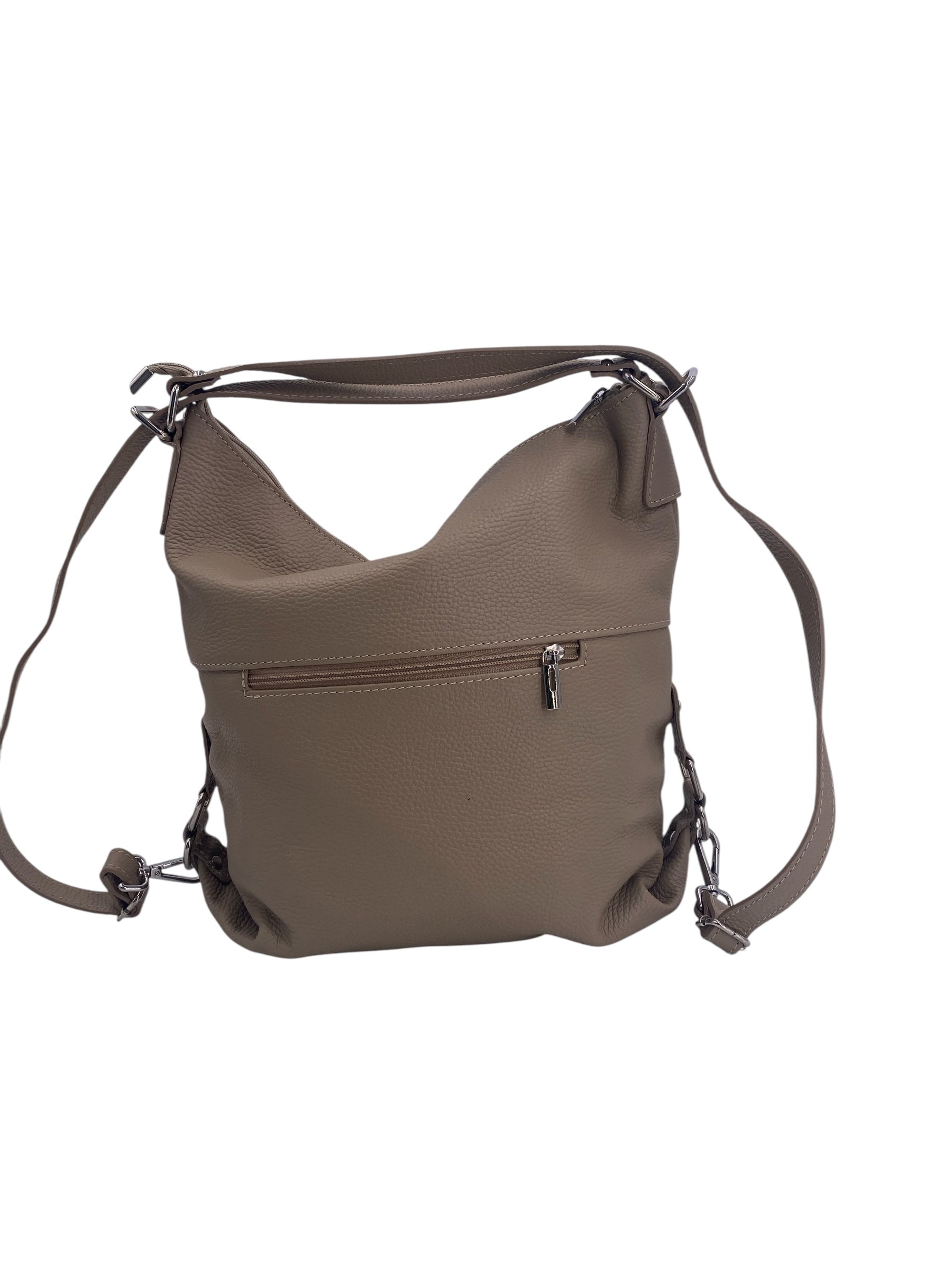 Romy – Borsa in Pelle Trasformabile a Spalla e Zaino