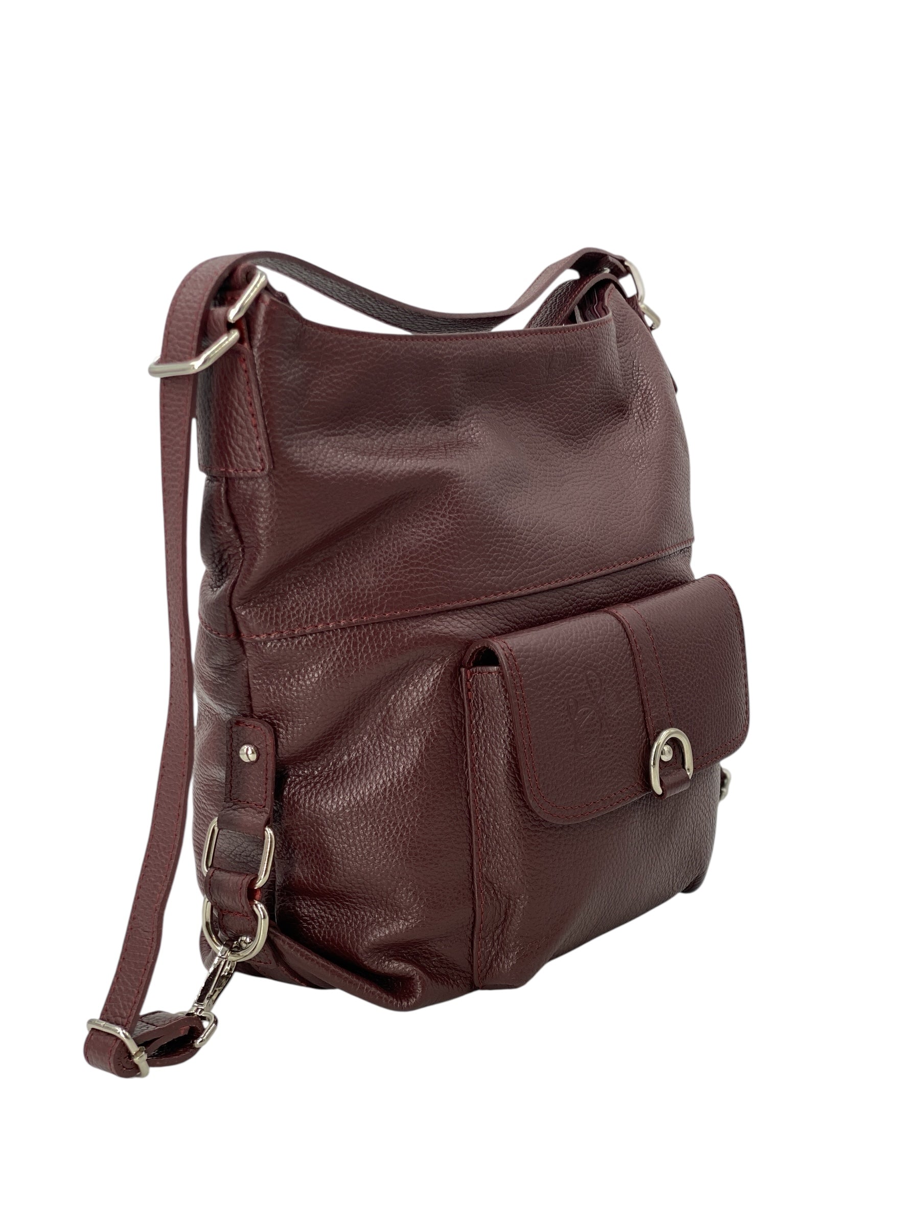 Romy – Borsa in Pelle Trasformabile a Spalla e Zaino